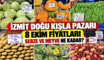 İzmit Doğu Kışla Pazarı’nda 8 Ekim fiyatları: En ucuz ve en pahalı ürünler belli oldu