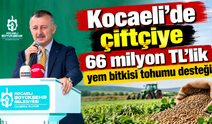 Kocaeli’de çiftçiye 66 milyon TL’lik yem bitkisi tohumu desteği