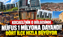 Kocaeli'nin o bölgesinde nüfus 1 milyona dayandı! Dört ilçe hızla büyüyor