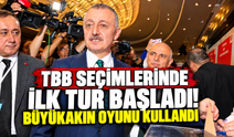 TBB Seçimlerinde İlk Tur Başladı! Büyükakın Oyunu Kullandı