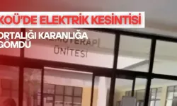 KOÜ Onkoloji Karanlığa Gömüldü 