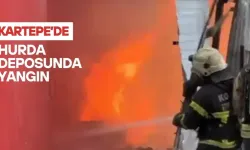 Kartepe'de hurda deposunda yangın çıktı 