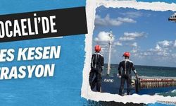 Kandıra’da nefes kesen kurtarma! Karaya oturan gemideki mürettebat helikopterle alındı