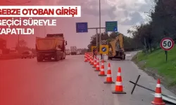 GEBZE OTOBAN GİRİŞİ GEÇİCİ SÜREYLE KAPATILDI