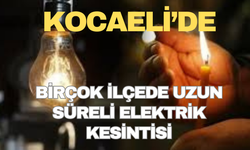 25 Eylül Perşembe Kocaeli’de elektrikler ne zaman gelecek?