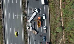 Kuzey Marmara Otoyolu’nda tır kazası: Trafik saatlerce durdu