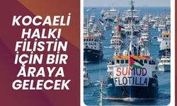 Kocaeli halkı, Filistin için bir araya gelecek