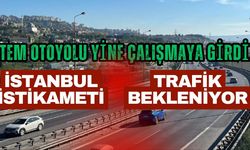 TEM Otoyolu'nda o kavşakta çalışmaya girdi, yol kapandı