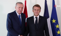 Cumhurbaşkanı Erdoğan, Fransa Cumhurbaşkanı Macron ile görüştü