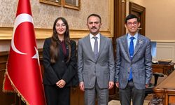 NASA’ya davet edilen öğrencilerden Vali Aktaş’a ziyaret