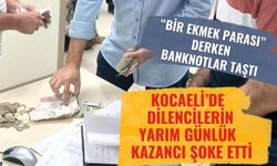 Kocaeli'de zabıtaya yakalanan iki dilenci yürüyen bankamatik çıktı