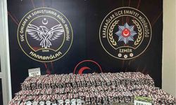 İzmir’de gizli bölmeli araçtan 33 binden fazla hap çıktı