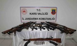 Kars’ta silah operasyonu: Çok sayıda mühimmat ele geçirildi, 11 kişi yakalandı
