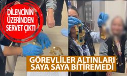 Dilenci değil adeta yürüyen kuyumcu