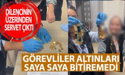 Dilenci değil adeta yürüyen kuyumcu
