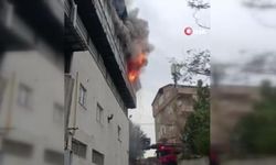 Ümraniye’de Kereste Atölyesinde Yangın Paniği