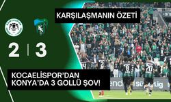 Kocaelispor’dan Konya’da 3 gollü şov!