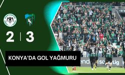 Konyada gol yağmuru! Kocaelispor 3-2 öne geçti