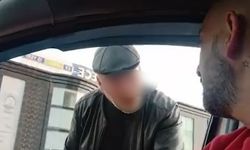 Trafikte tehdit yumruk ve kaos