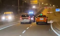 Arnavutköy’de yürekleri ağza getiren anlar: Trafikte canları hiçe saydı