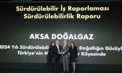 Sürdürülebilirlik Raporu’na ödül