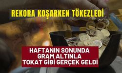 Yükselişi konuşulan gram ve çeyrek altın haftanın sonunda tam tökezledi