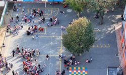 Deprem sonrası bahçeye koştular