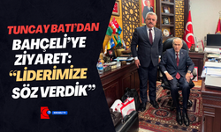 MHP Kocaeli İl Başkanı Tuncay Batı’dan Bahçeli’ye ziyaret: “Liderime söz verdik”