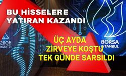 Borsa üç ay tırmandı bir günde altındaki zemin kaydı