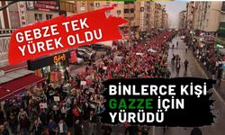 Gebze’de Filistin’e destek yağmuru: Binlerce kişi sokağa çıktı