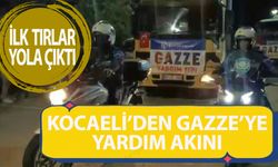 Bir şehrin kalbi Gazze için attı! Kocaeli’den yardım tırları gözyaşlarıyla uğurlandı