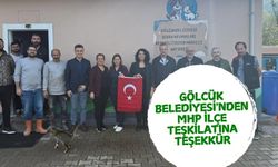 Gölcük Belediyesi'nden MHP İlçe Teşkilatına teşekkür