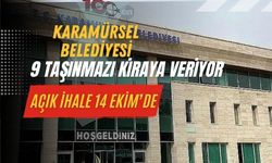 Karamürsel Belediyesi 9 Taşınmazı Kiraya Veriyor