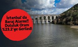İstanbul’da Baraj Alarmı: Doluluk Oranı %23,2’ye Geriledi