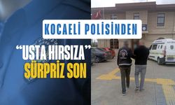 Becerikli hırsızın kaçış planını Kocaeli polisi bozdu
