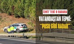 İzmit TEM Otoyolu’ndaki Gizli Radara Vatandaştan Tepki
