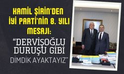Kamil Şirin'den İYİ Parti'nin 8. Yılı Mesajı: “Dervişoğlu Duruşu Gibi Dimdik Ayaktayız!”