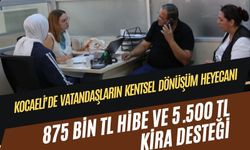 Kocaeli’de Kentsel Dönüşüm rüzgarı: 875 bin TL hibe, 5 bin 500 TL kira yardımı