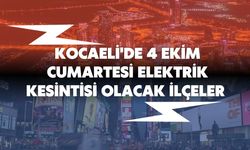 Elektrik kesintisi saatlerce sürecek: Kocaeli'de 10 ilçe etkilenecek