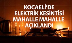Kocaeli’nin 7 ilçesinde elektrik kesintisi! Tam 8 saat sürecek