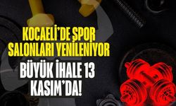 Spor salonlarına yeni ekipman geliyor: Kocaeli’den büyük alım hamlesi