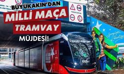 Milli maç coşkusuna ücretsiz tramvay desteği