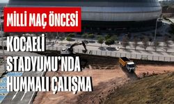 Kocaeli Stadı çevresinde hummalı çevre düzenleme çalışması
