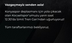Kocaelispor’u taraftar uğurlayacak: Hodri Meydan’dan çağrı var