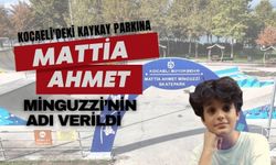 Kocaeli'deki Kaykay Parkına Mattia Ahmet Minguzzi’nin Adı Verildi