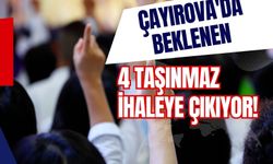 Çayırova'da beklenen o 4 taşınmaz ihaleye çıkıyor!