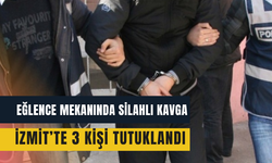 İzmit’te eğlence mekanında silahlı kavga: 3 kişi tutuklandı