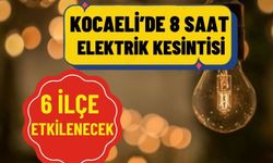 Elektrik Kocaeli’de bu saatlerde yok! İşte kesinti haritası