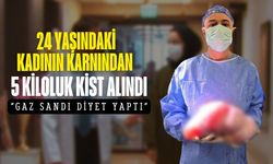Karın şişliğinin diyetle geçeceğini sandı: 5 kiloluk kist çıktı