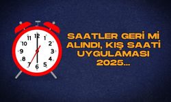 Saatler geri alındı? Kış saati uygulaması 2025